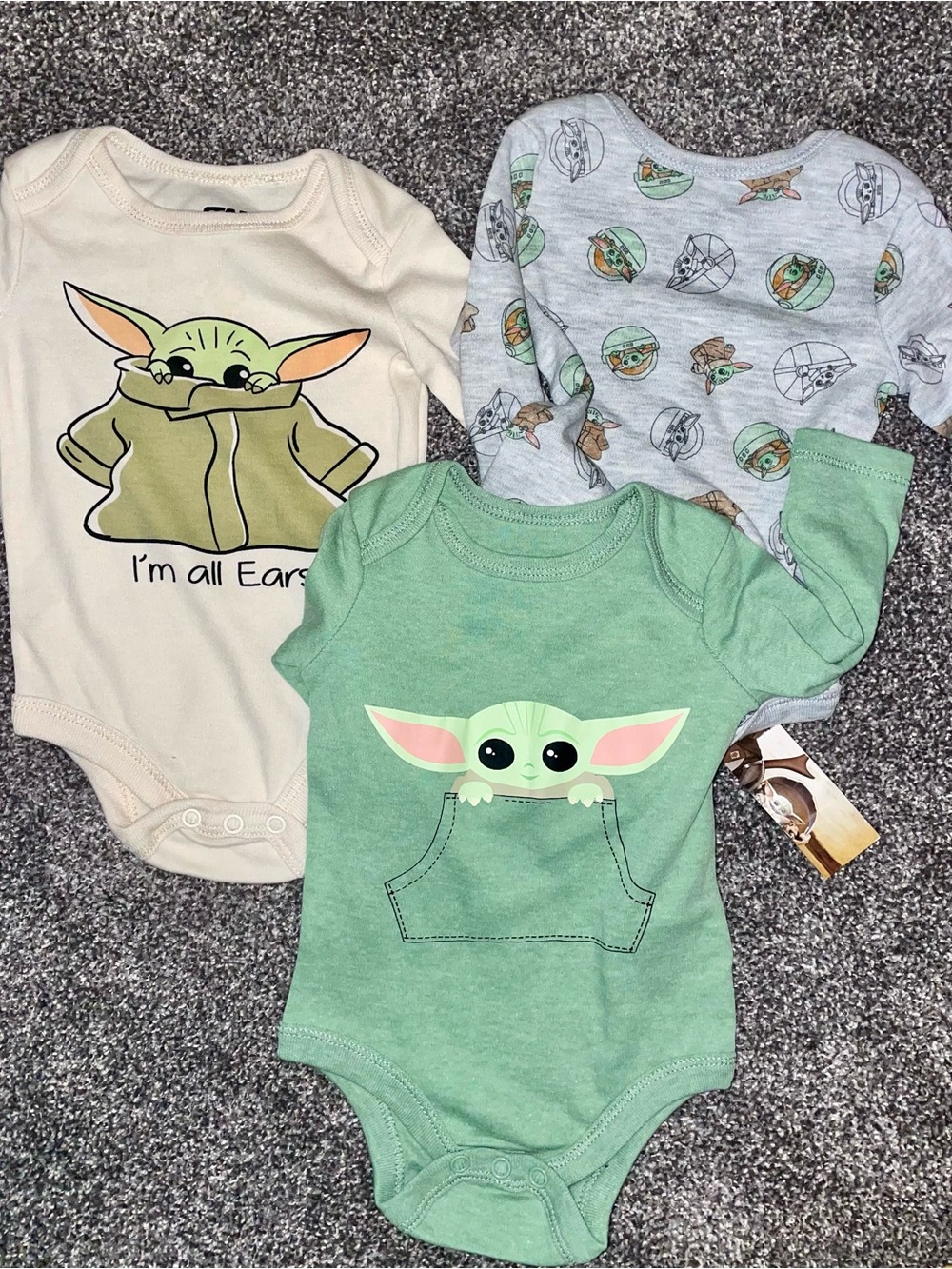 Disney Baby yoda- mandalorian 0-3m